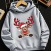 Christmas Autumn/Winter Fashion Casual Hoodie Meets Shirt, Cute Small Animal Print, Comfortable Warm Hoodie