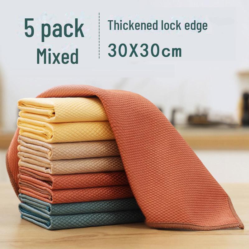 

Улучшенная утолщенная ткань из рыбьей чешуи: Впитывающая безворсовая микрофибра для очистки зеркал без разводов