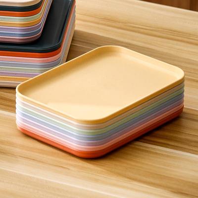 Piatto Puzzle Rettangolare in Plastica per Bambini per Catering e Fast Food