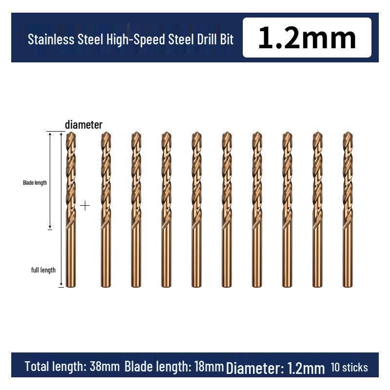 Cobalt Twist Drill Bit for High-Hardness 304 Stainless Steel and Metal