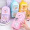 Handheld Storage Bag Large Capacity Stationery Box Simple Cartoon Pen Bag  Kid