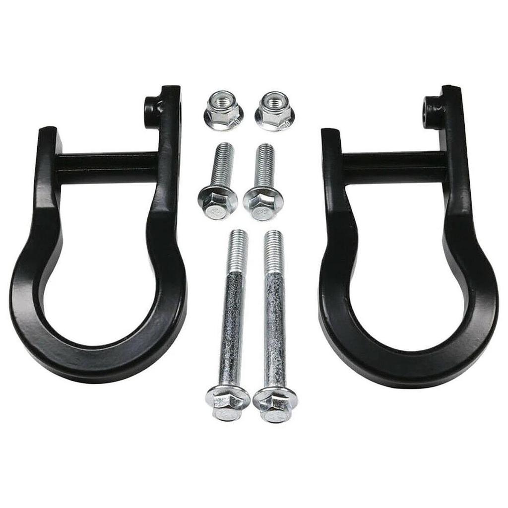 2x Front Tow Hooks Easy Installation 84072463 High Performance Part Wear Resistant Reliable Car