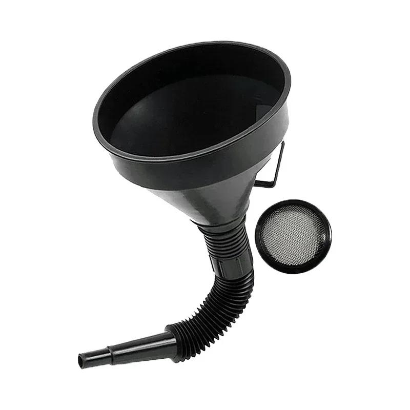 

Универсальная воронка для заправки двигателя автомобиля с сетчатым фильтром Мотоцикл Грузовик Масло Бензин Дизель Бензин Оборудование Инструмент для заливки топлива