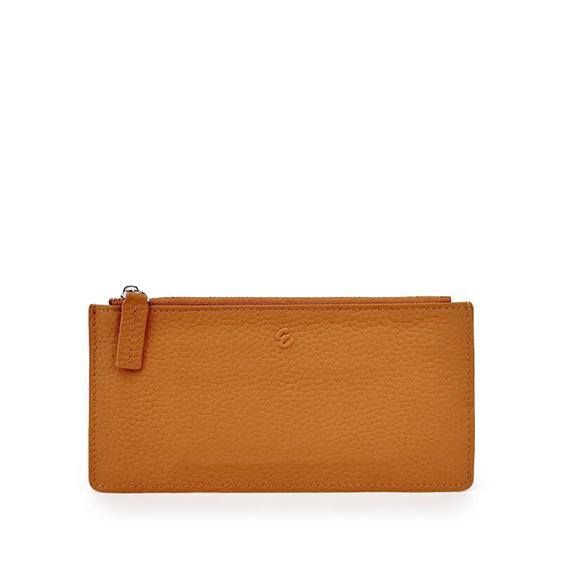 

Women s Leather Simple Long Wallet UW_DKES_6004 Navy