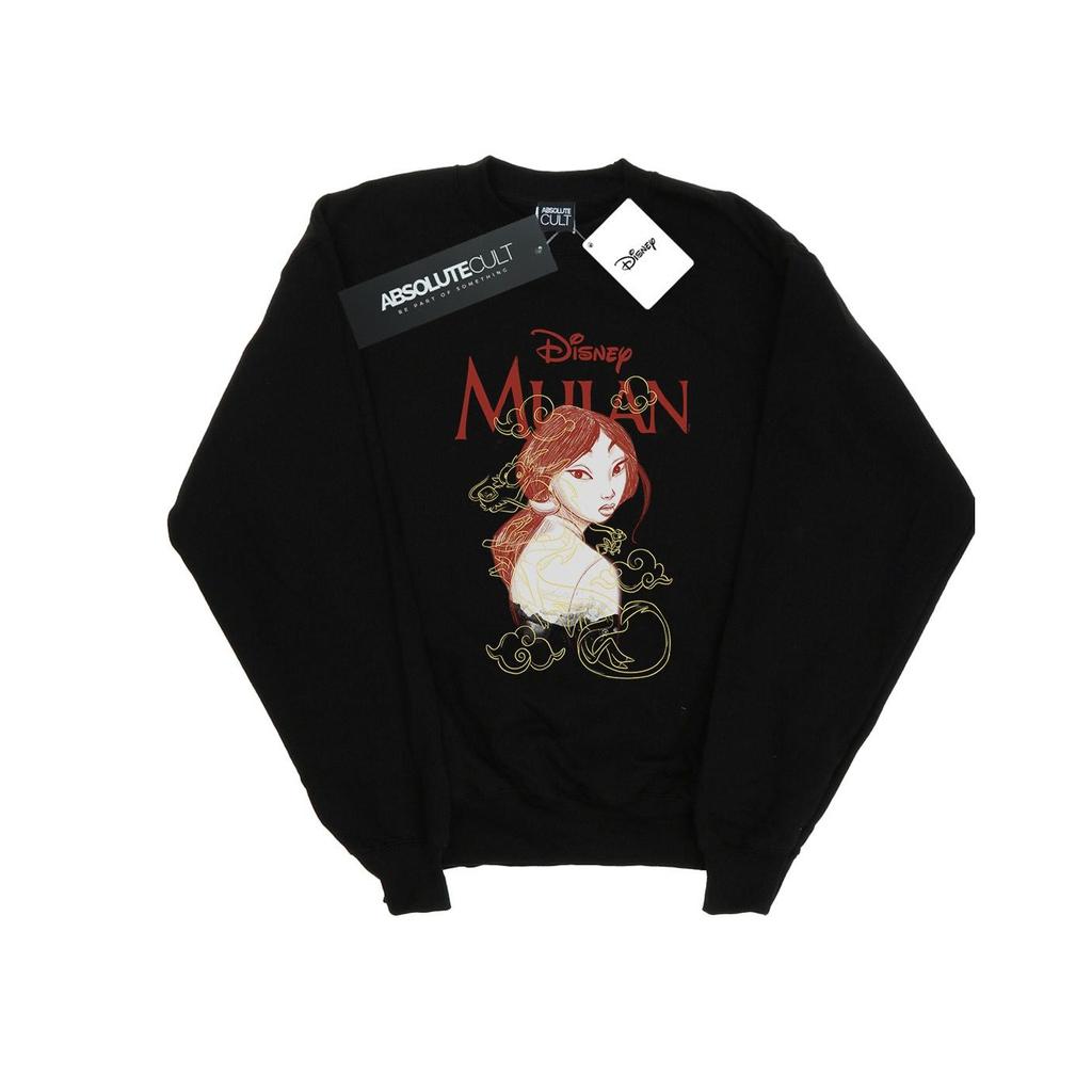 Disney Womens/Ladies Mulan Dragon Sketch Sweatshirt