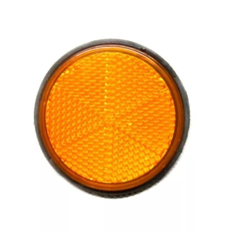 1Pairs Circular Reflector Universal Car Trucks Motorcycle ATV Bikes Bicycle Reflector Safety Reflector Motorcycles Accessories