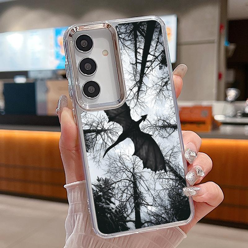 Anime Beach Scenery Case For Samsung Z Flip 8 7 6 5 4 Magnetic For Magsafe Clear PC Hard Folding Phone Cover For Galaxy Z Flip8 Flip7 Flip6