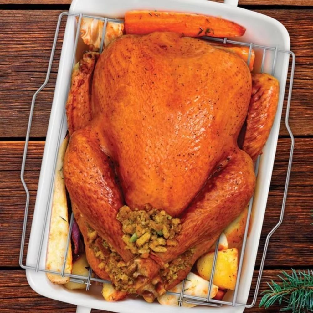 Adjustable Chicken Roaster Stand Foldable Grilled Chicken Rack Turkey Roasting Rack  Grills