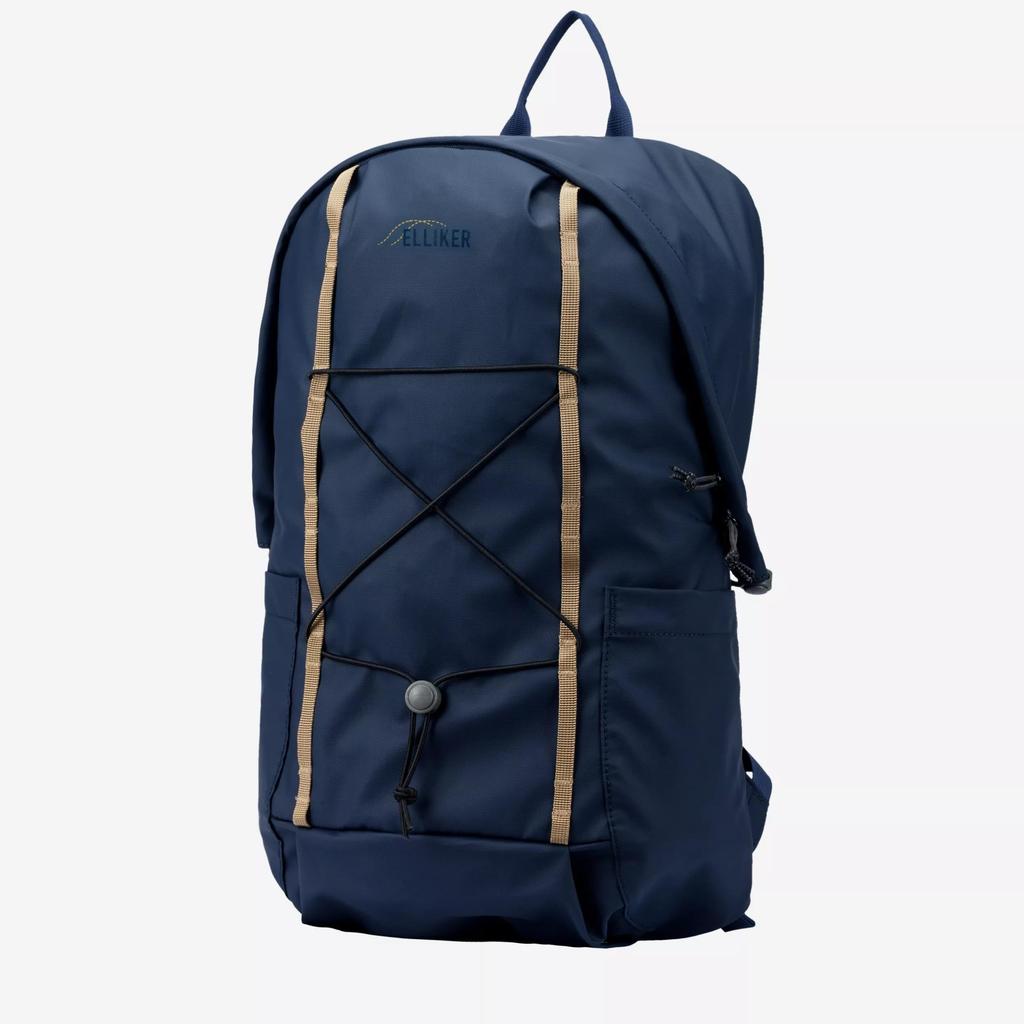Elikar Kiln Hooded Zip Top Backpack, 22L, 34000, Navy