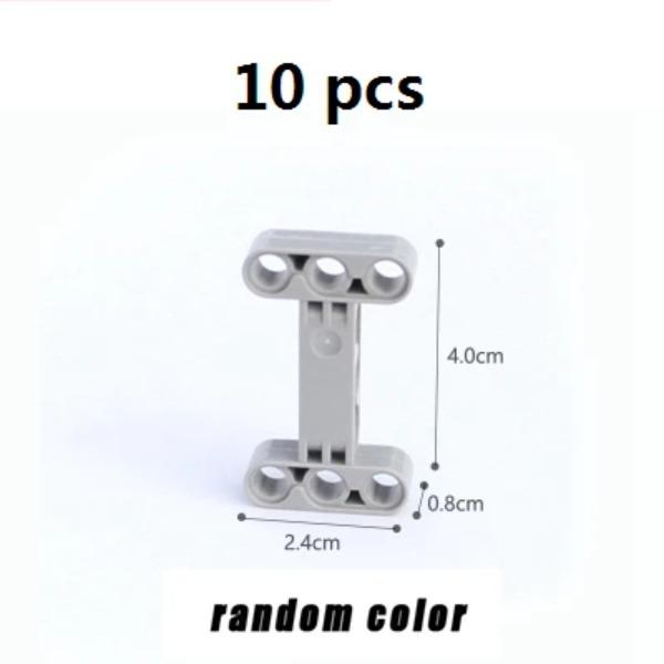 MOC High-tech Beam Thick Series L-shape and Bent Beam DIY Building Blocks Bricks Compatible with Lego High-tech Educational Toy