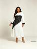 Elegant Women's Long Sleeve Lace Patchwork Dress – 2026 New Collection
