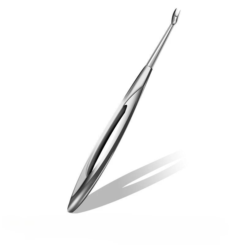 Cuticle Remover Dead Skin Pusher Surgical Grade Stainless Steel Nail Art Manicure Tools Scraper Nail Cleaner Trimmer