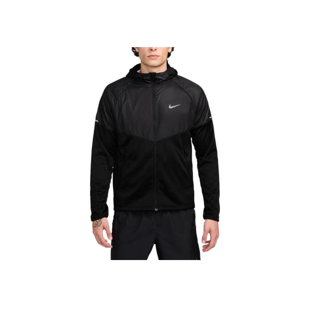 Nike Color Block Fashion Casual Comfortable Long Sleeve Jacket Men Jackets Black FZ1112-010