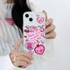 Pink Heart-shaped Cherry iPhone 15 Pro Max Case 16/17 Apple 14/11 Pro Drop-resistant 12/13 Soft