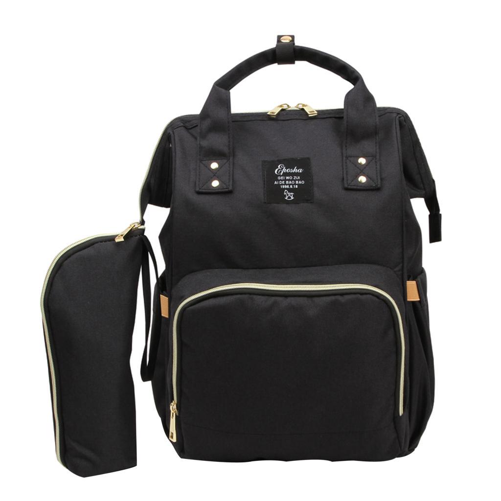 Zaino per pannolini, grande capacità, borsa per bambini