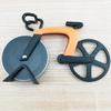 Bicycle Pizza Cutter Wheel Stainless Steel Plastic Bike Roller Pizza Chopper Slicer Kitchen Gadget