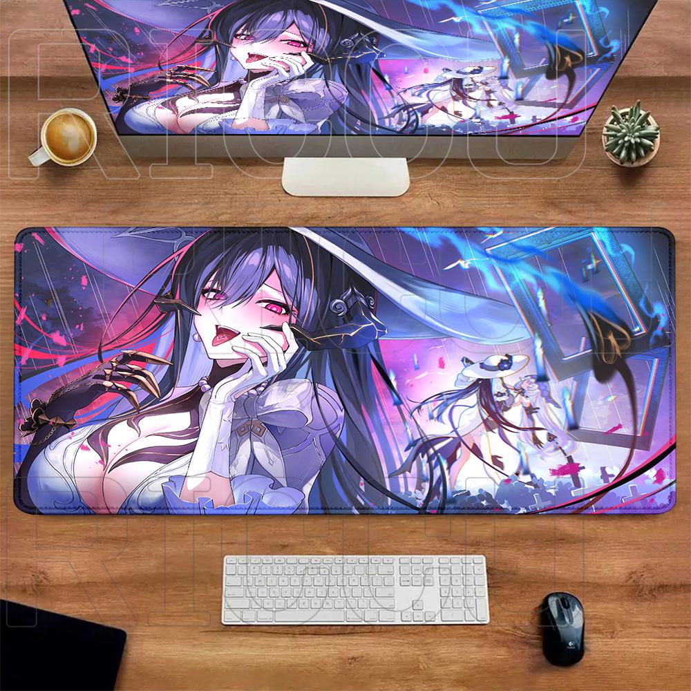 HD XXL Honkai Star Rail The Dahlia Mouse Pad Computer Laptop Non-slip Large Game LockEdge Keyboard Tablemat Anime PC Accessories
