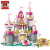 Princess Leah Series: Snowing Swan Castle & Violet Royal Carriage Building Blocks (2605-2616)