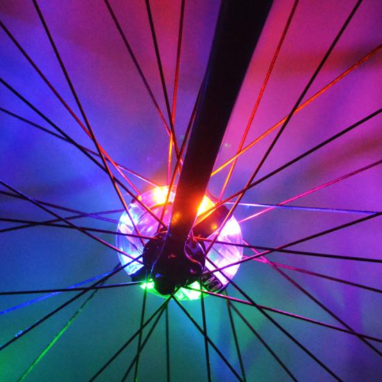 LED Magic Front Tail Spoke Wheel Warning Light Bicycle Cycling Bike Accessories