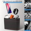 1pc Universal Car Trash Can, Vehicle Trash Bin, Car Seat Back & Door Hanging Storage Box, Multi-Functional Car Accessories, Lidded Car Trash Can, ABS