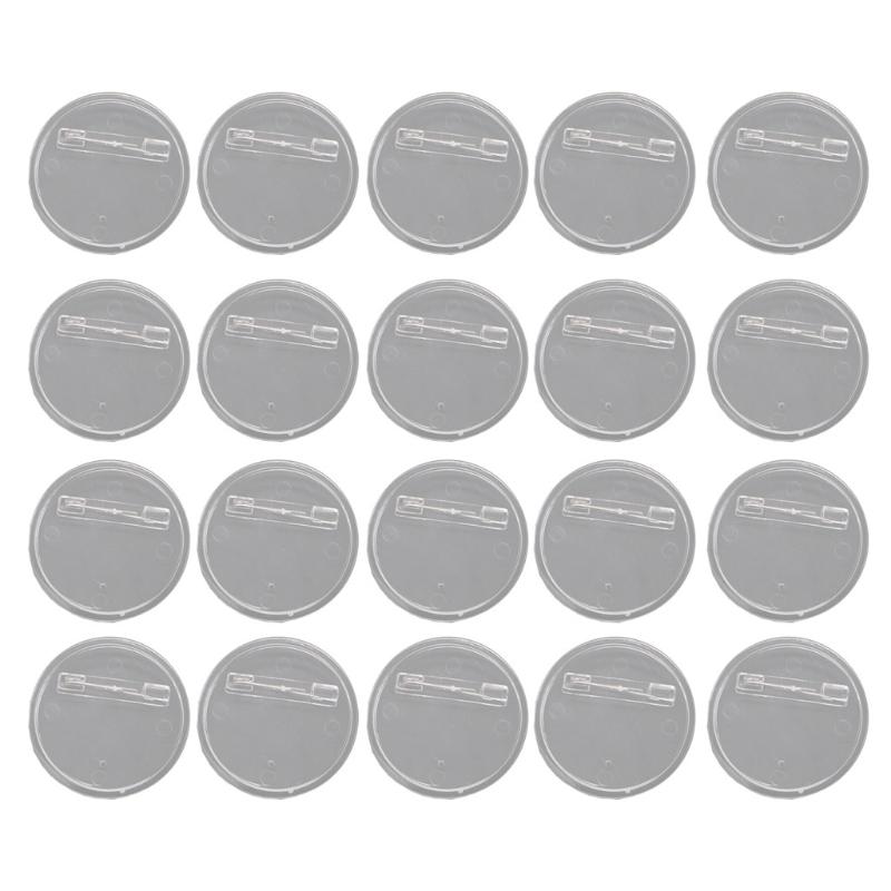 

20 шт акриловые круглые пуговицы, прозрачные значки на пуговицах, значок для рисования, ремесла 40mm