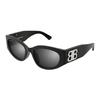 Balenciaga Grey Cat Eye Ladies Sunglasses Bb0324sk 007 55