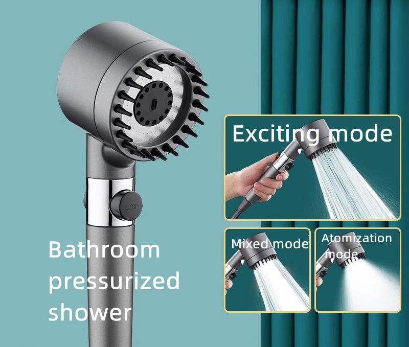 YS00054- Supercharged showerhead, ultra strong pressure showerhead, household showerhead, shower flower drying head
