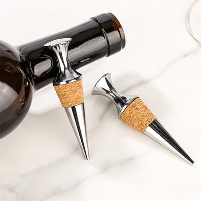 Bottle Stoppers Stainless Steel Wine Stoppers Reusable Bottle Saver Sealer Wine Corks for Wine Champagne Beer Spirits Collection 7