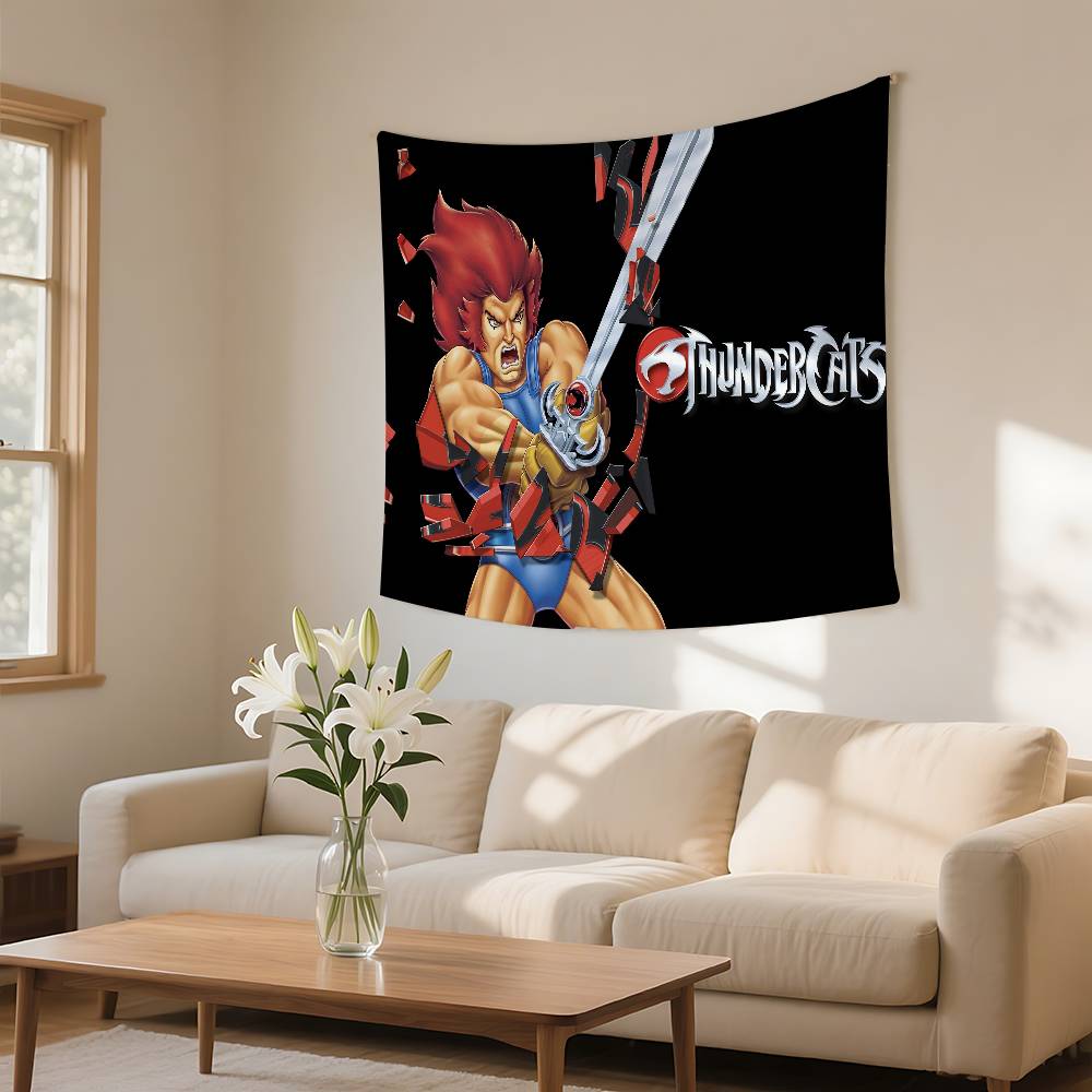 Hallway TThundercats Tapestry Wall Hanging Tapestry Art Deco Blanket Curtain Hanging At Home Bedroom Living Room Decor