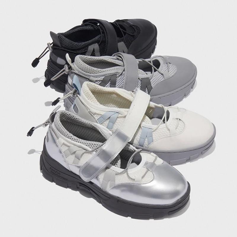 Cowhide version~ retro niche functional style Mary Jane shoes women's genuine leather inner height increase platform ballet sneakers women