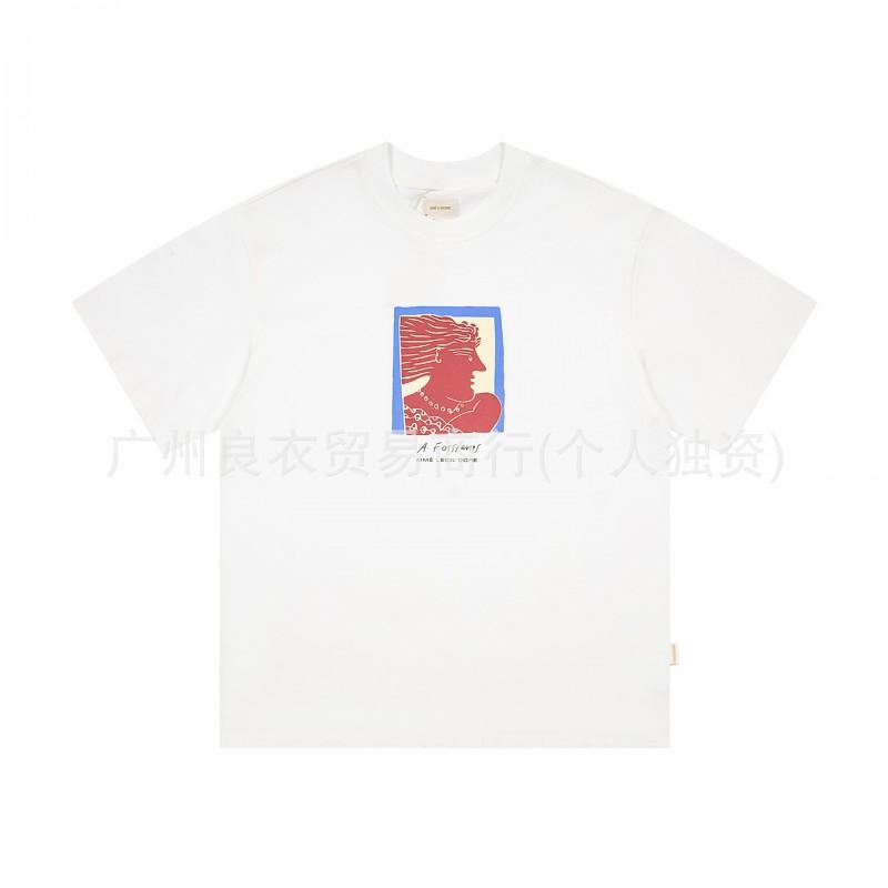 2026 Streetwear Loose Fit Cotton Tee With Graphic Print Men Women Youth Casual Wear