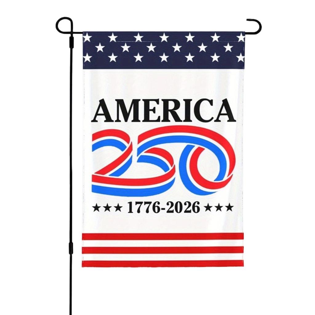 Garden Flag Commemorating The 0th Anniversary Of The Founding Of The United States, 0th Anniversary Banner, Double-sided House Flag For The Yard.