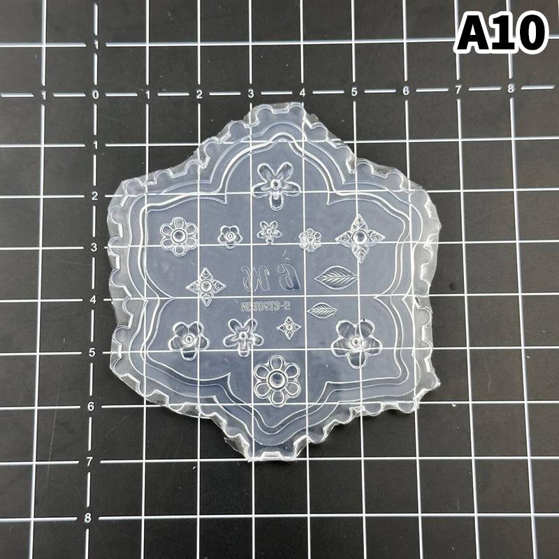 3D Silicone Nail Art Carving Templates Flowers Leaves Butterfly Design Manicure Tools for Nail Art Decor Gifts