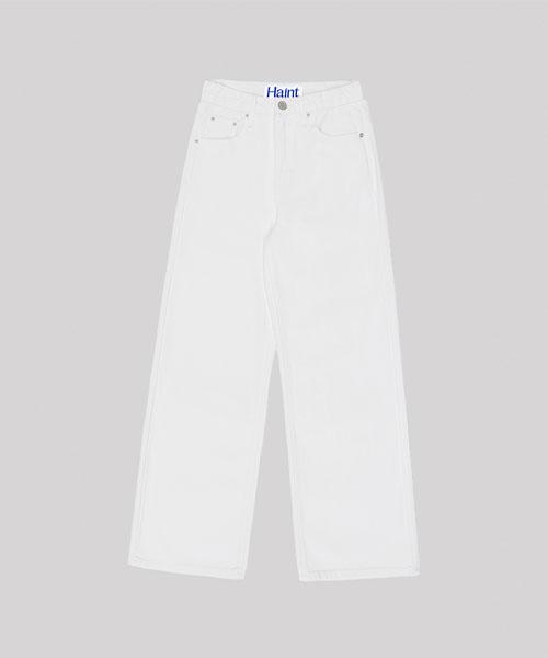 HAINT Daily Semi Wide Pants_White