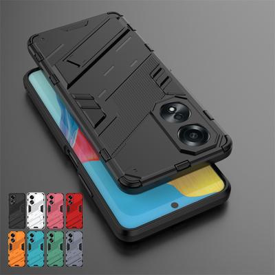 For OPPO A58 4G Case Cover OPPO A58 4G Capas New Shockproof Back Bumper Armor Kickstand Back Holder Cover For OPPO A58 4G Fundas