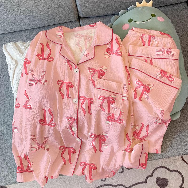 Women's Pajamas Set Pajamas 2-piece Set Airy Soft Casual Printed Pajamas