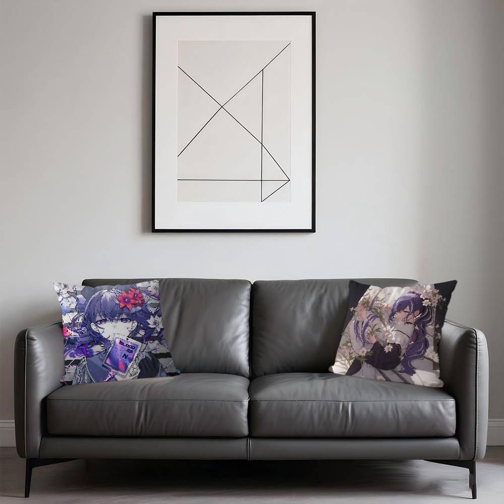 A-Asahina Mafuyu Pillow Cushion Cover Pillowcase Living Room Sofa Home Decor Customized