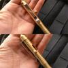 Retro Style Brass EDC Pocket  Pen Sturdy Portable Exquisite Matte Surface Classic Ballpoint Pen
