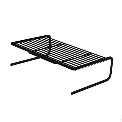 Supporto Monitor in Rete Metallica Riser Scaffale per Laptop Stabile Espandi Spazio Scatola Portaoggetti da Scrivania in Legno per