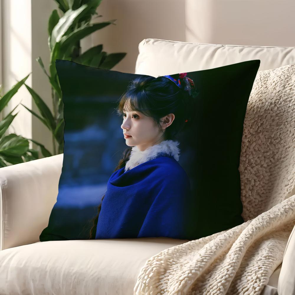 TV Pursuit of Jade Fan Changyu Cushion Cover For Pillow Printing Sofa Decoration Home Room Coffee Shop Office Nordic Simplicity