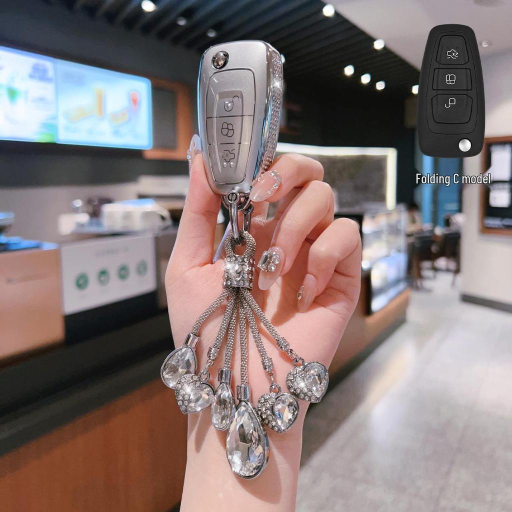 Ford Car Key Case for Focus, Mondeo, Escort, Taurus, Equator, Edge, Everest