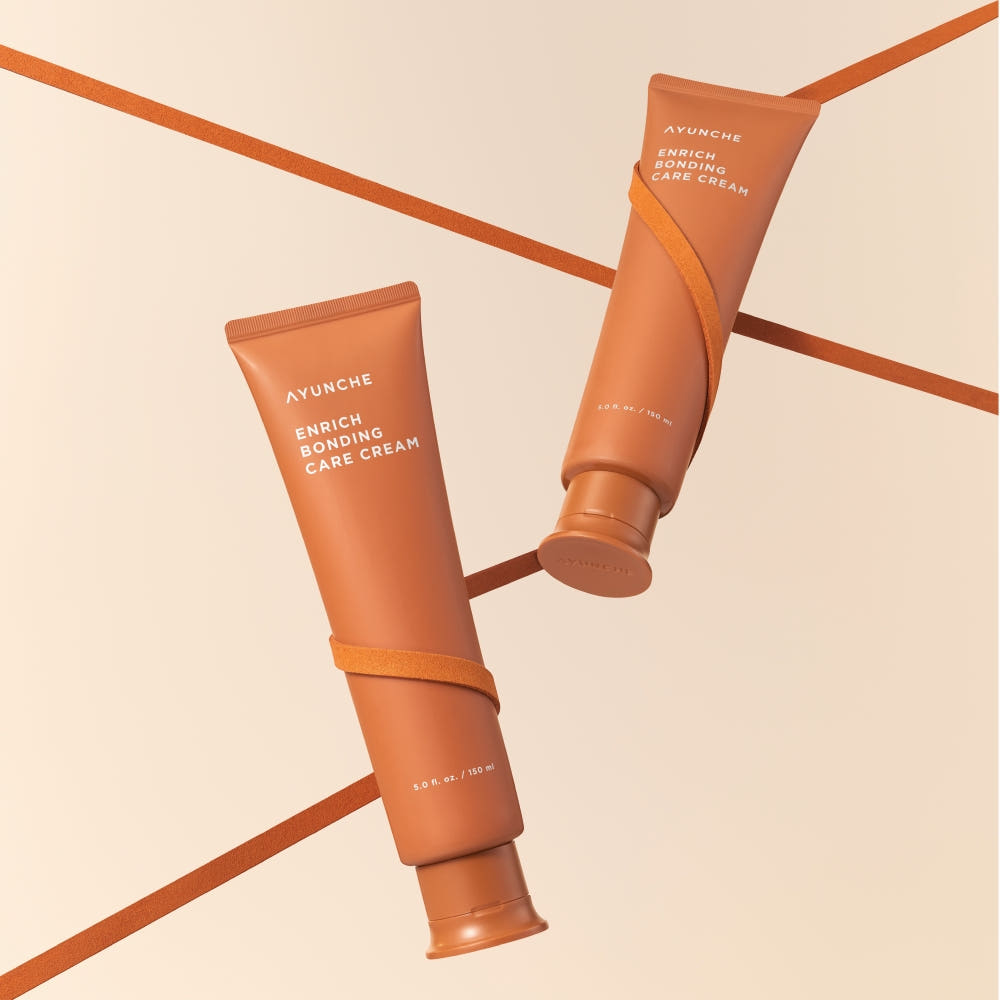 AYUNCHE Enrich Bonding Care Cream 150ml Korean Leave-In Bond Repair Treatment for Damaged & Frizzy Hair