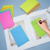 (15 Pack) Lined Sticky Notes 4x6 in Post Ruled Stickies Super Sticking Power Memo Pads, Bright Colors Big Sticky Notes with Lines Self-Stick Note Pad