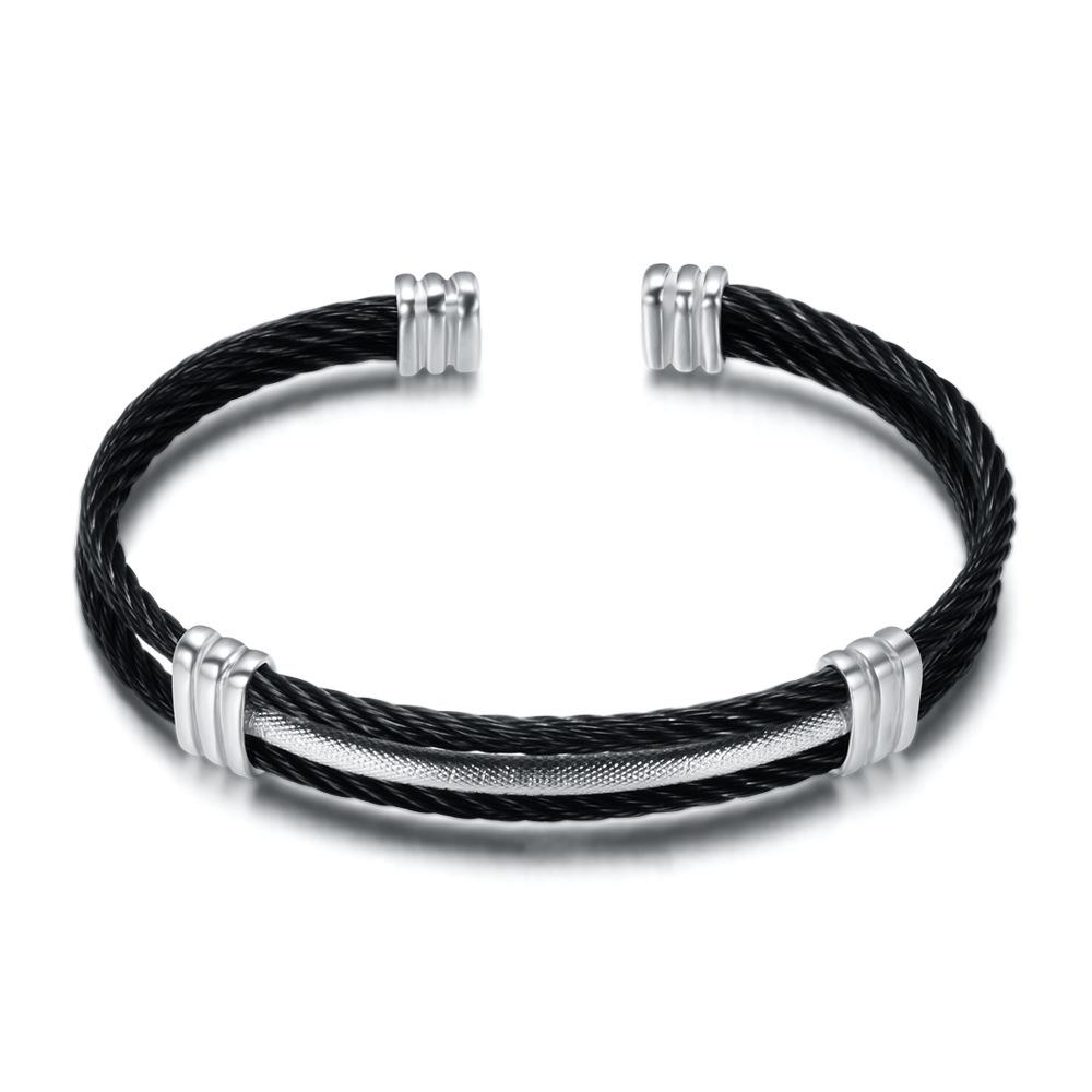 European & American Stainless Steel Two-Tone Woven Bracelet - Versatile Women's Accessory (10MM)