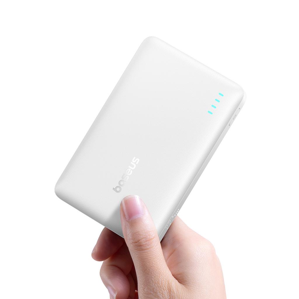 Powerbank 10000mAh 22.5W EnerFill FP21 USB-A USB-C with USB-C Cable - White