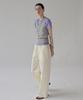 Keullaepeu Soft Embroidered Elastic Waist Pants _Butter