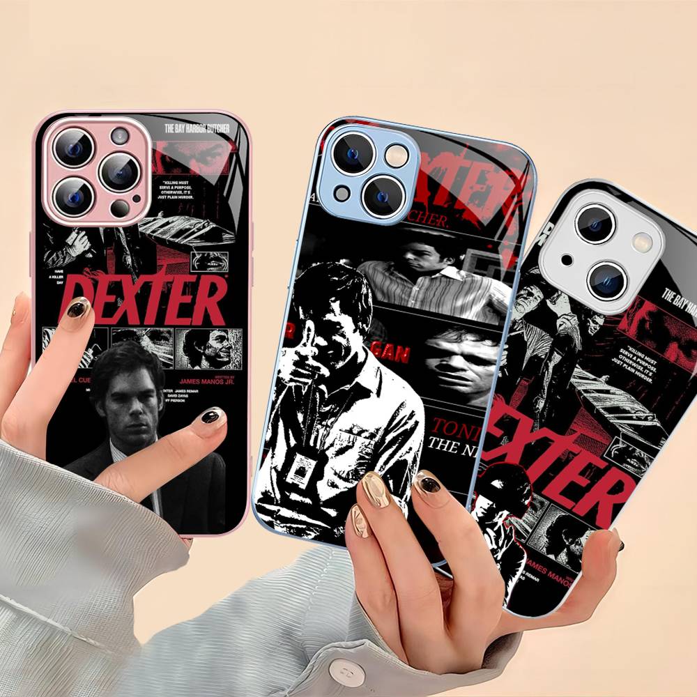 Dexter Morgan Tempered Glass For Iphone 14 13 12 11 Pro Mini XS MAX 14Plus X XS XR Cover