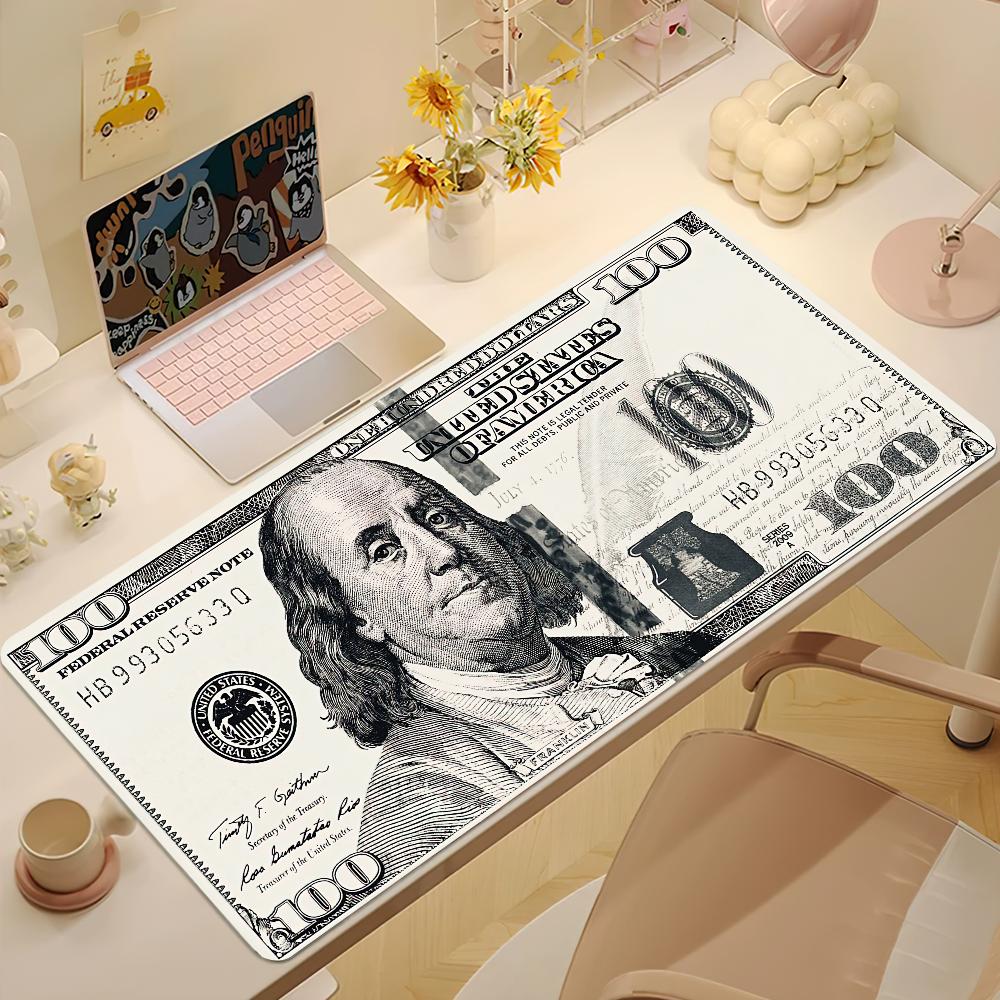 Money Classic Dollar Funny Mouse Pad Nonslip Thickened MousePad Student Gaming Cushion Large Writing Lockedge Office