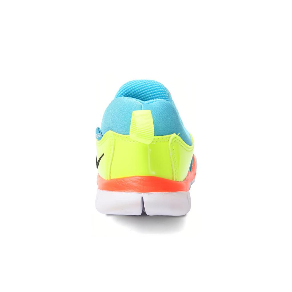 Nike Dynamo Free Light Blue Fury Volt Slip Resistant Cushioning Low Top Toddler Shoes Blue Infant And Toddler 343938-423
