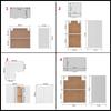 14 Piece Kitchen Set Lyon White Particleboard